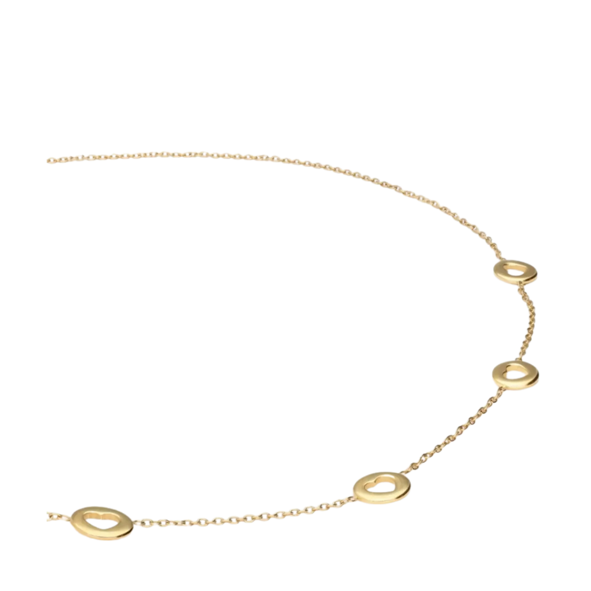 Online My Jewellery Necklace Charms Open Hearts - Gold
