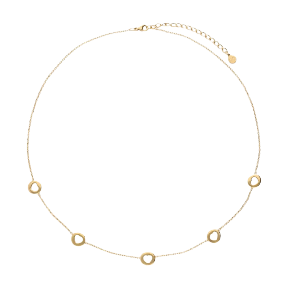 Online My Jewellery Necklace Charms Open Hearts - Gold