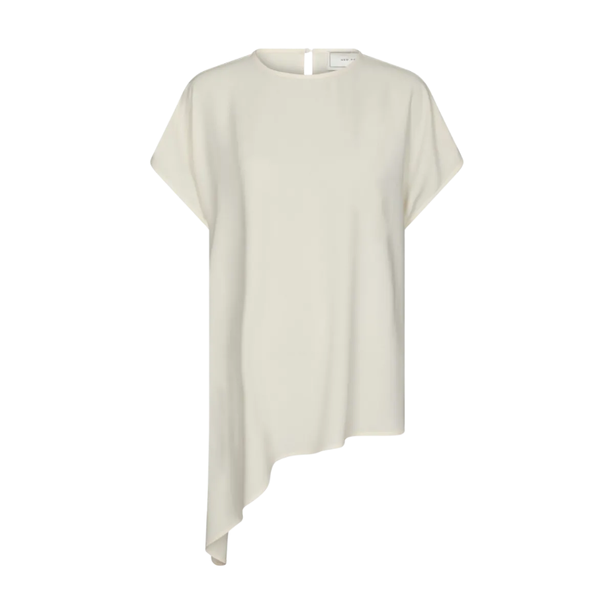 Neo Noir Nerita Asymmetric Blouse - Off White