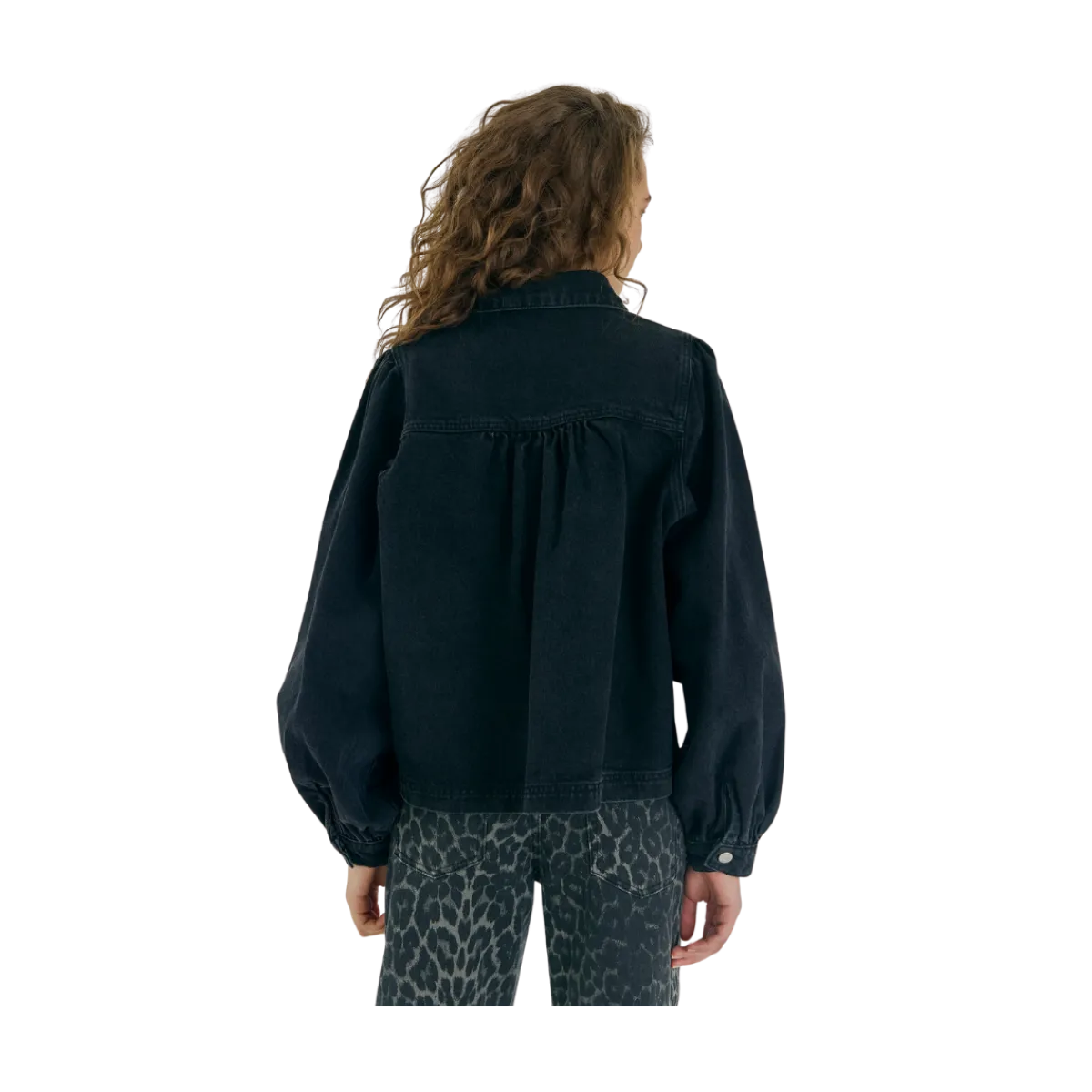 Online Norr Ninni Clean Denim Shirt - Black Washed
