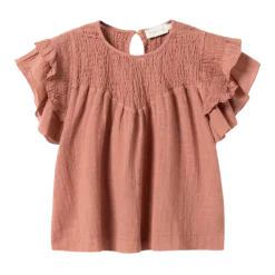 Outlet Noella N-MAURA BLOUSE - RED CLAY