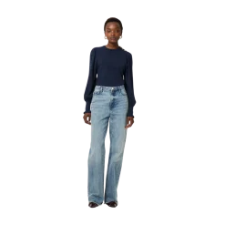 Clearance Fabienne Chapot NOO olly Balloon Pullover - After idnight Blue