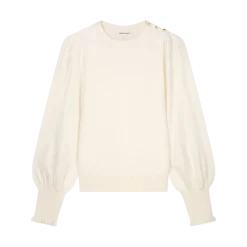 Discount Fabienne Chapot NOO olly Balloon Pullover - Coy White