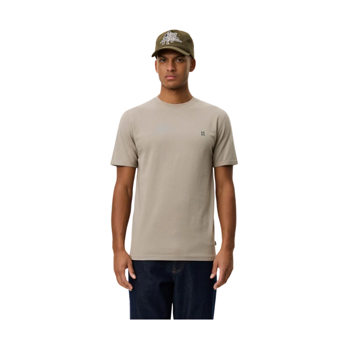 New Les Deux Norregaard Contrat T-hirt - aure Oak and