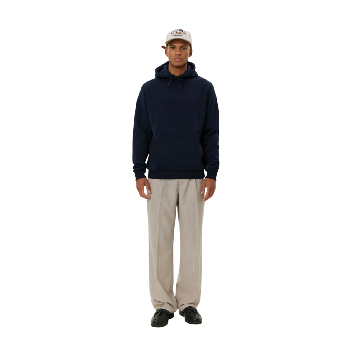 Online Les Deux Nørregaard Tona Hoodie - Dark Navy