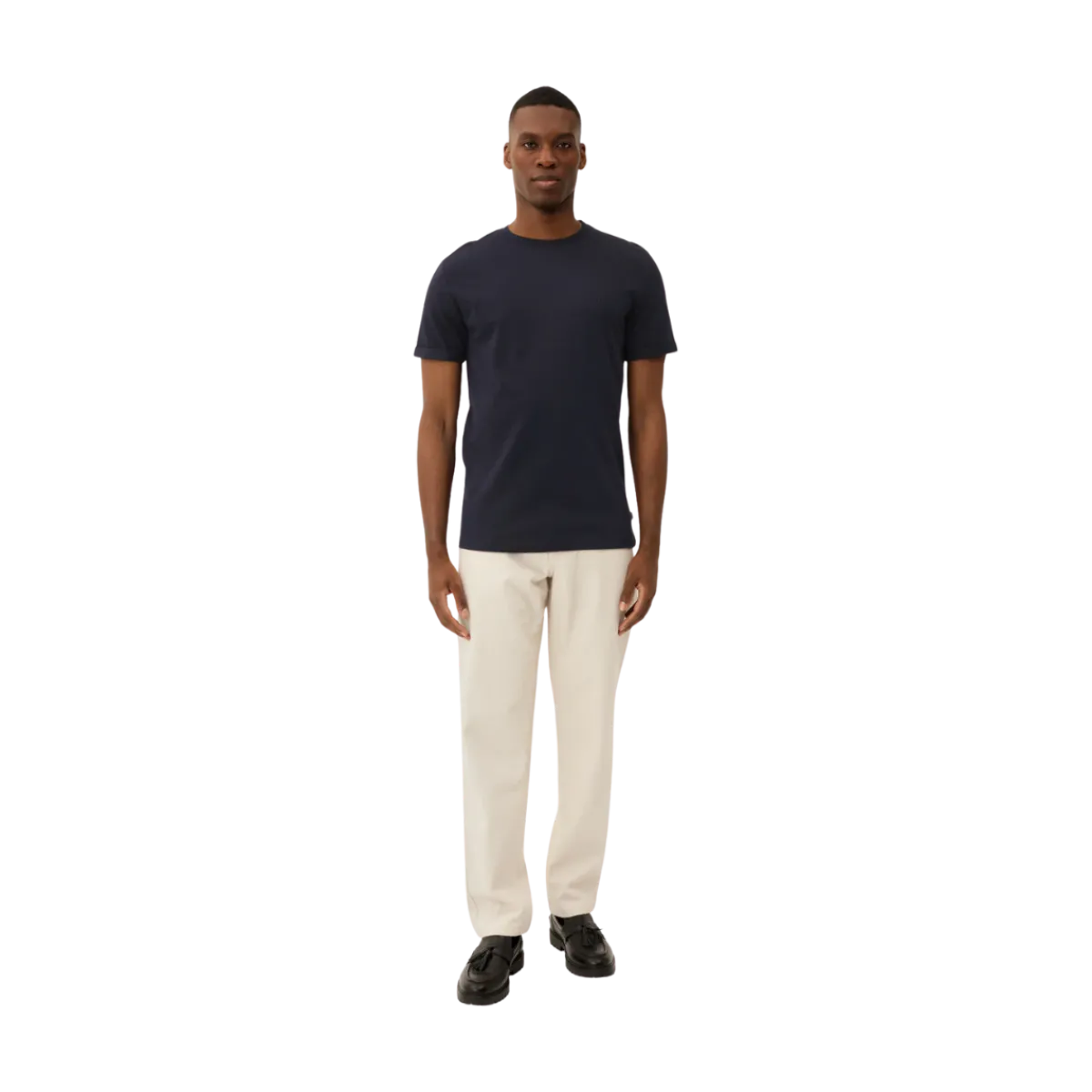 New Les Deux Nørregaard Tona T-hirt - Dark Navy