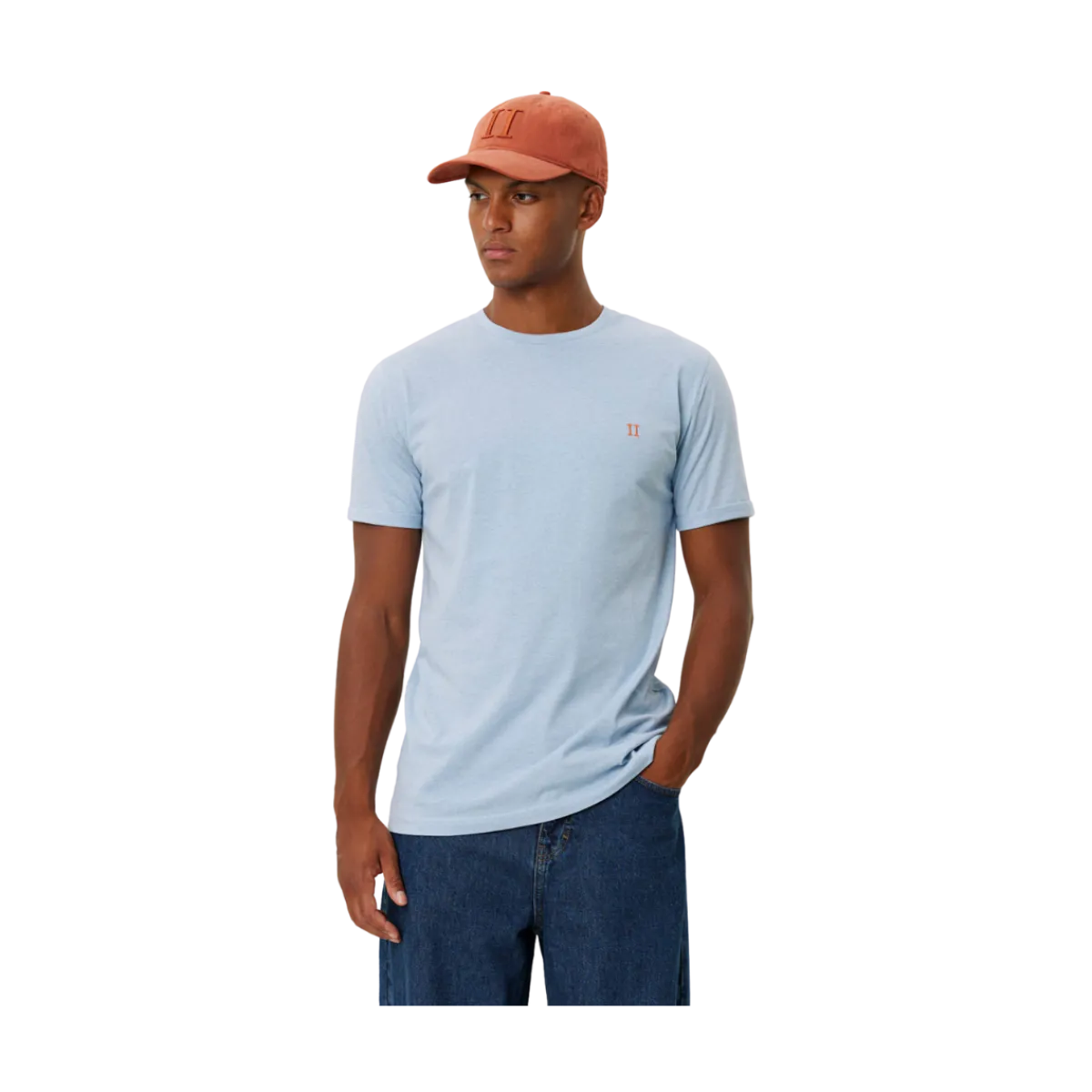 Sale Les Deux Nørregaard T-hirt - Bel Air Blue