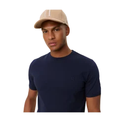 Sale Les Deux Nørregaard T-hirt Tonal - Dark Navy
