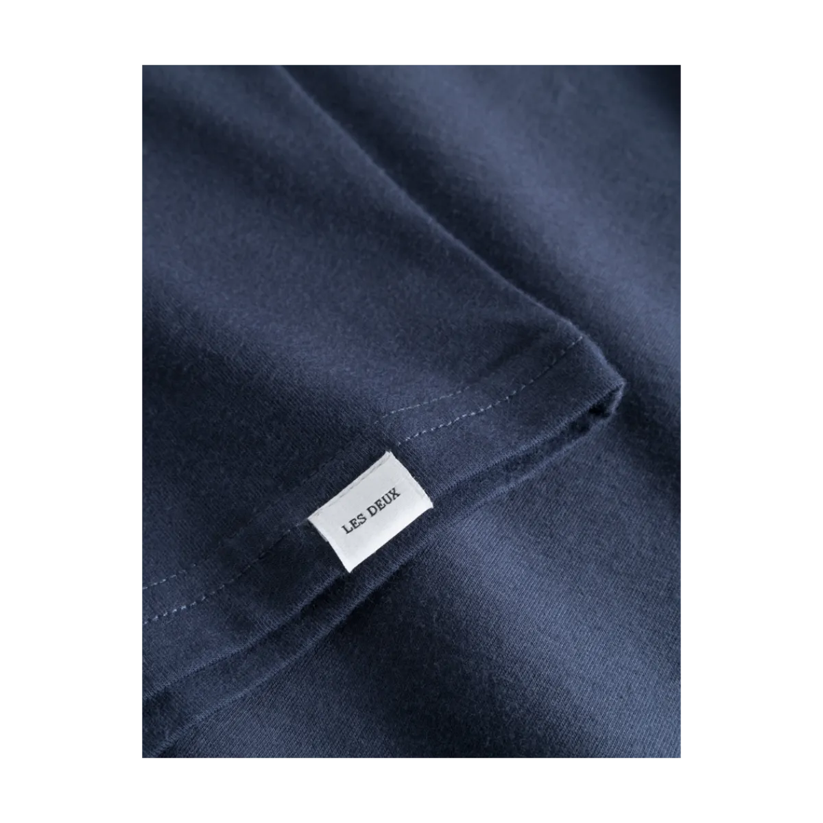 Sale Les Deux Nørregaard T-hirt Tonal - Dark Navy