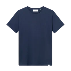 Sale Les Deux Nørregaard T-hirt Tonal - Dark Navy