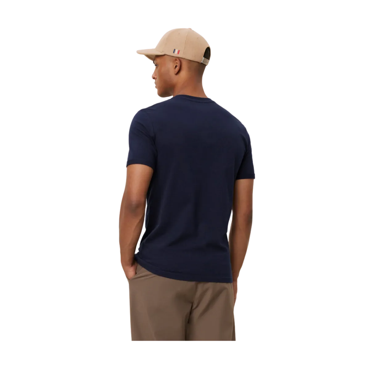Sale Les Deux Nørregaard T-hirt Tonal - Dark Navy