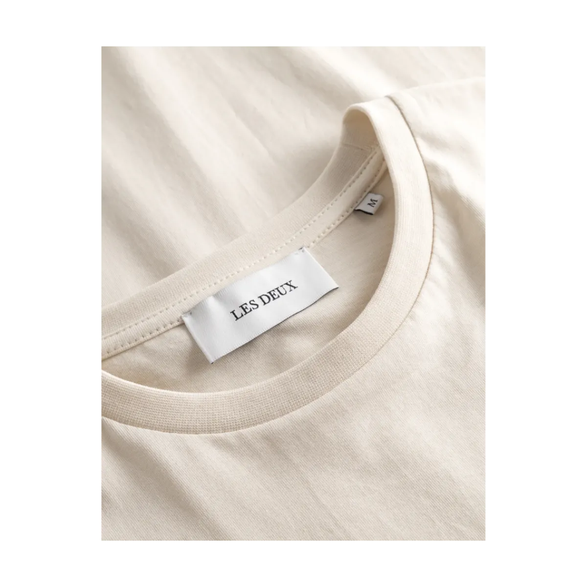 New Les Deux Nørregaard T-hirt Tonal - Ivory