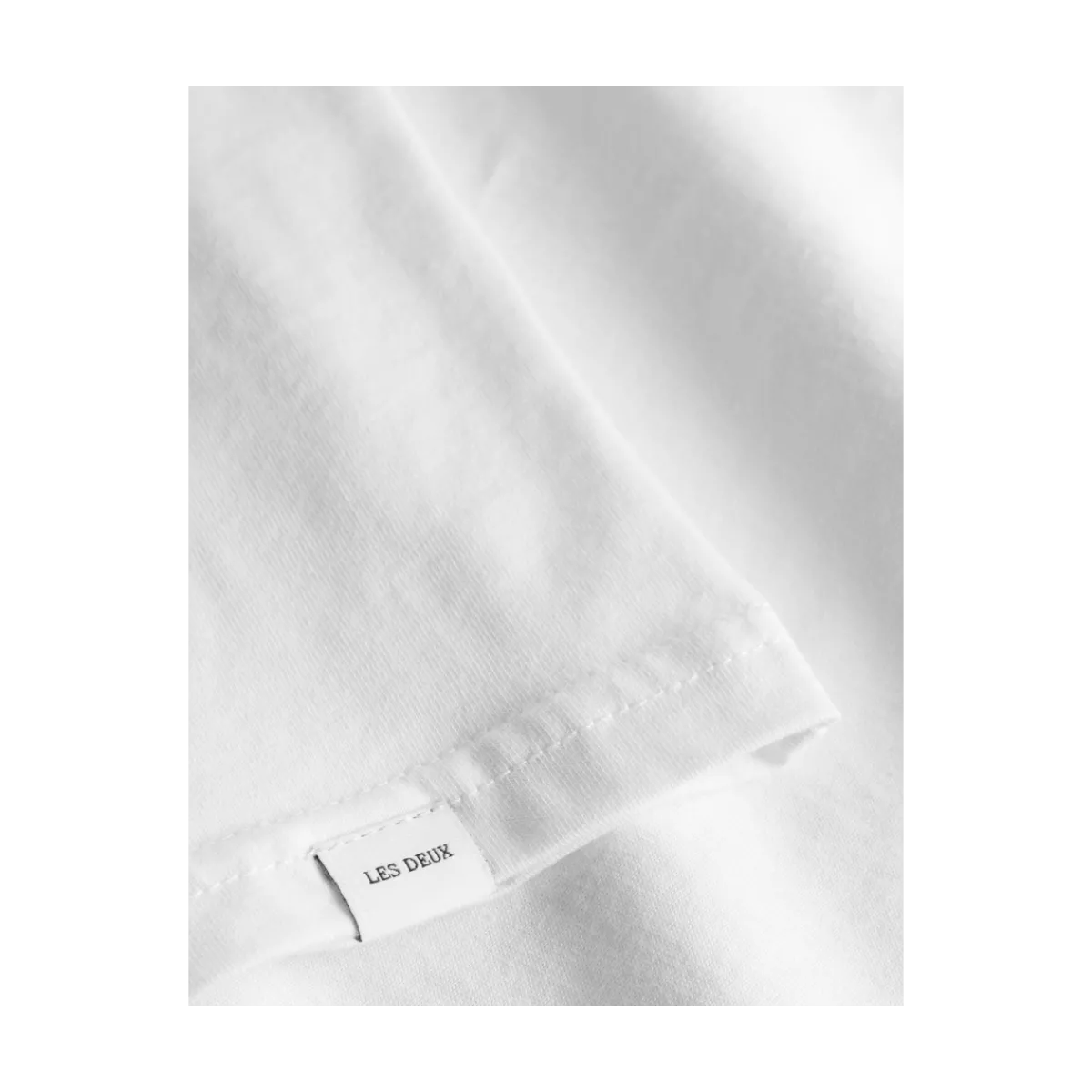 Outlet Les Deux Nørregaard T-Shirt Tonal - White