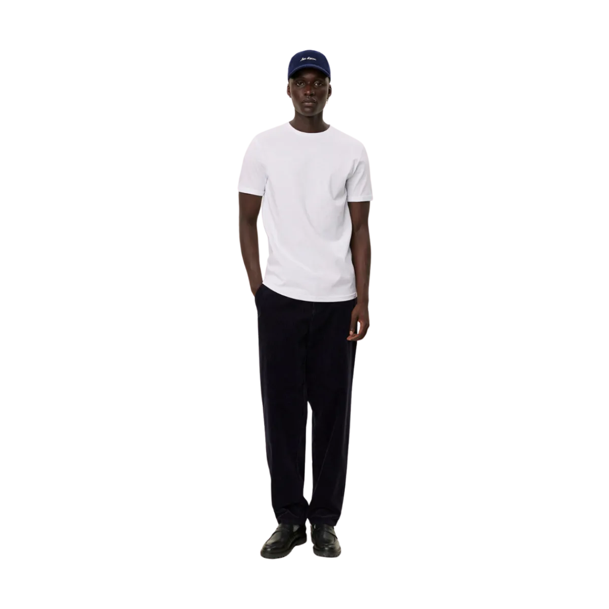 Outlet Les Deux Nørregaard T-Shirt Tonal - White