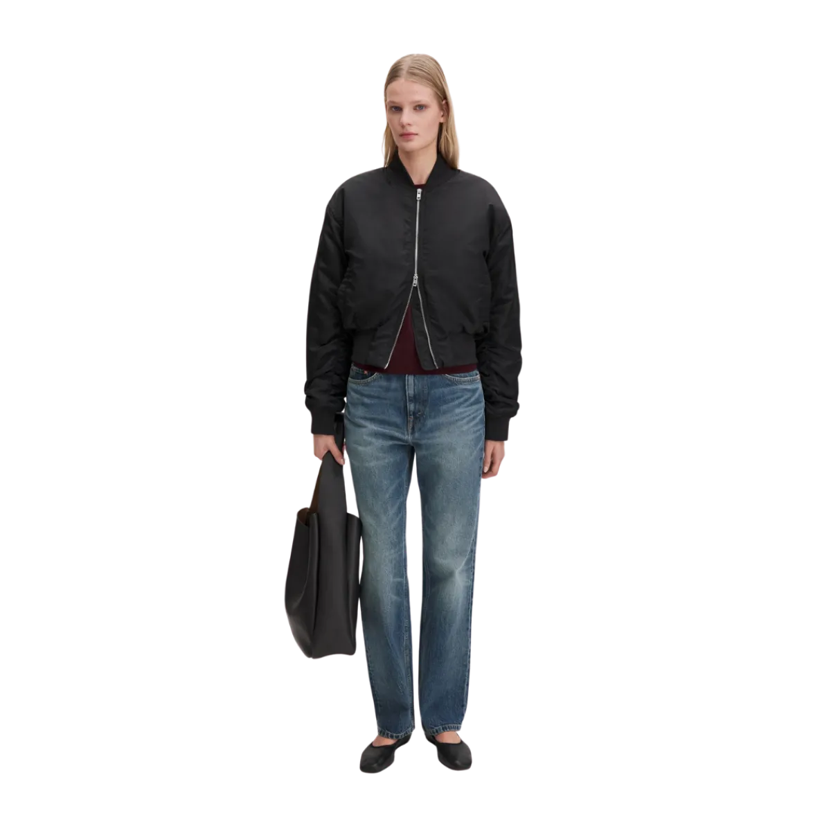 Sale Filippa K Nylon Zip Jacket - Black