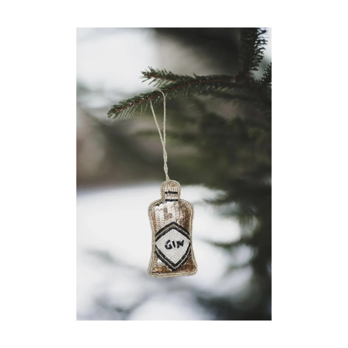 Jakobsdal Ornament Bottle Julgransdekoration - gold