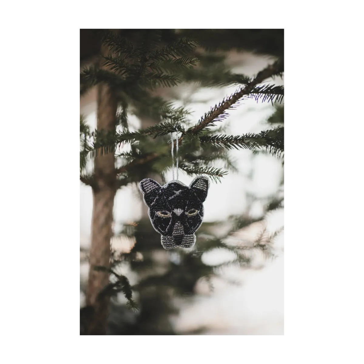 Discount Jakobsdal Ornament Panther Julgransdekoration - Black