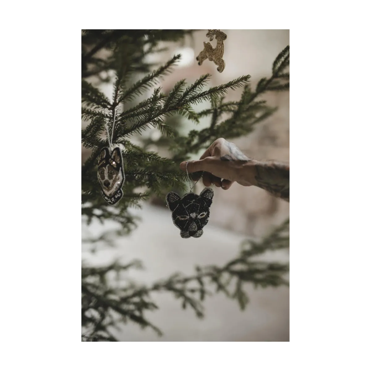 Discount Jakobsdal Ornament Panther Julgransdekoration - Black