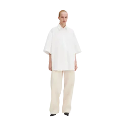 Sale Filippa K Oversized Short Sleeve Shirt - White