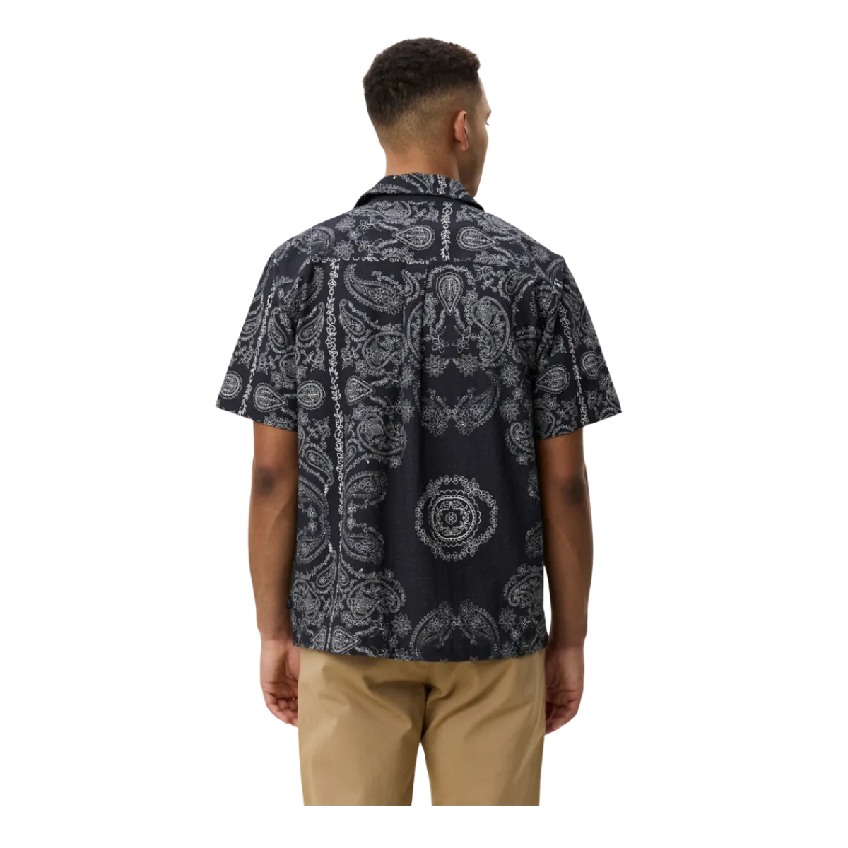 Outlet Les Deux Paiey AOP hirt - Tap hoe Back