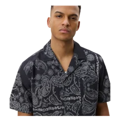 Outlet Les Deux Paiey AOP hirt - Tap hoe Back
