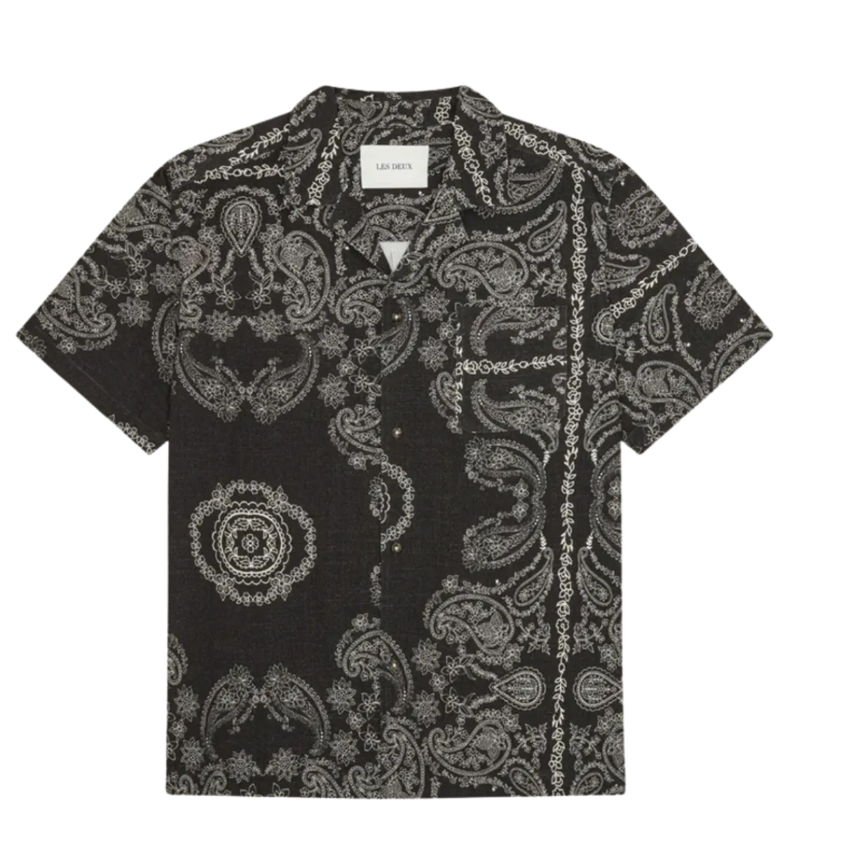 Outlet Les Deux Paiey AOP hirt - Tap hoe Back