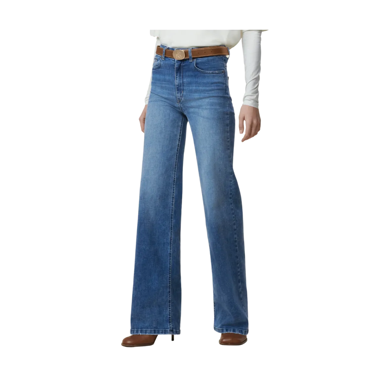 LOIS JEANS Palazzo - Cobalt Stone