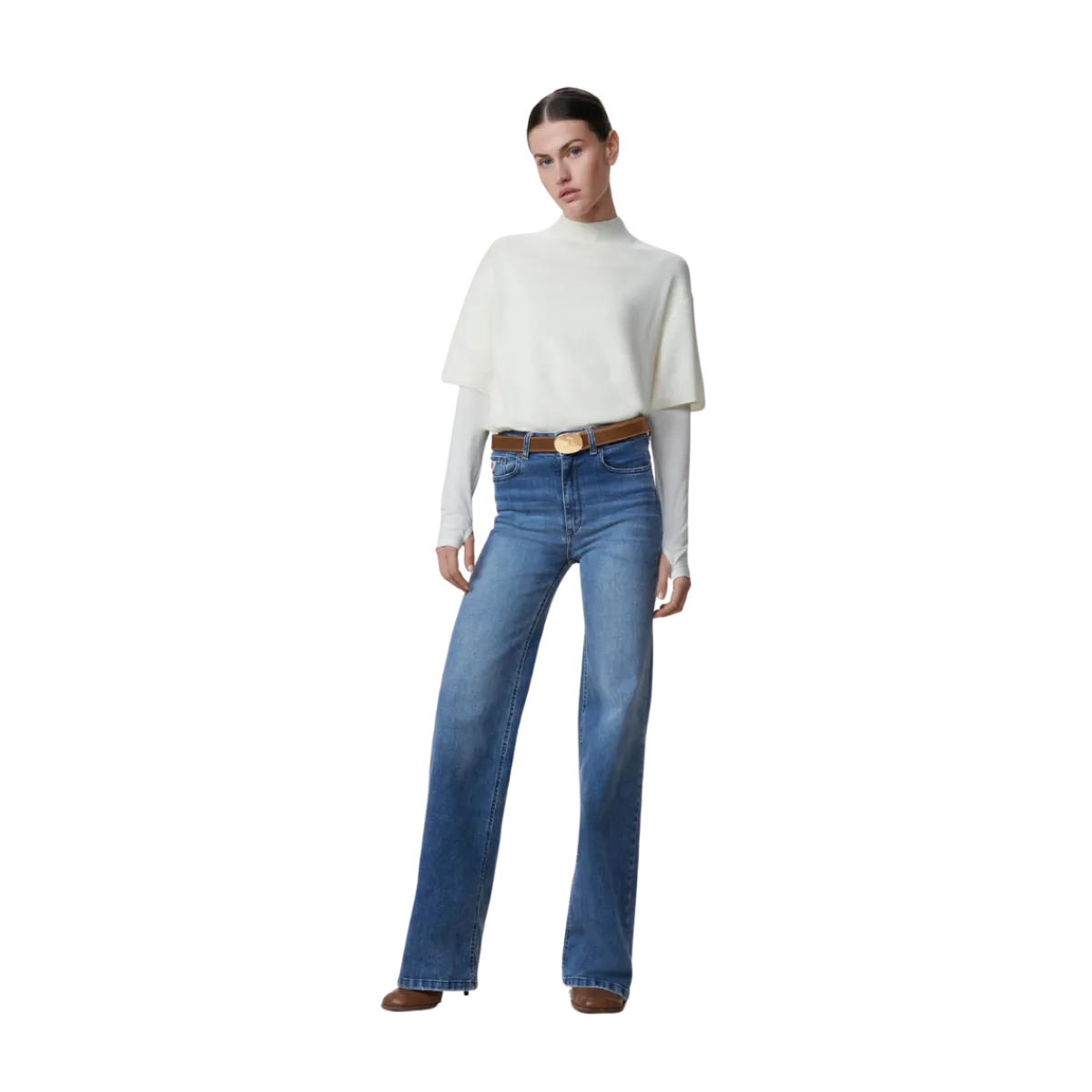 LOIS JEANS Palazzo - Cobalt Stone