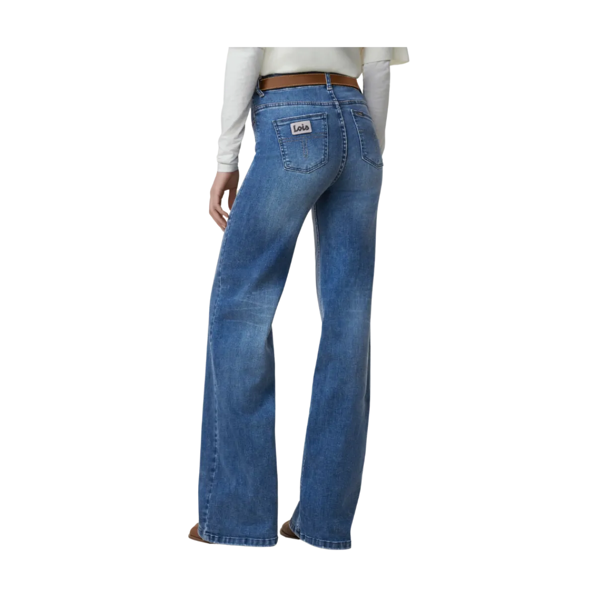 LOIS JEANS Palazzo - Cobalt Stone
