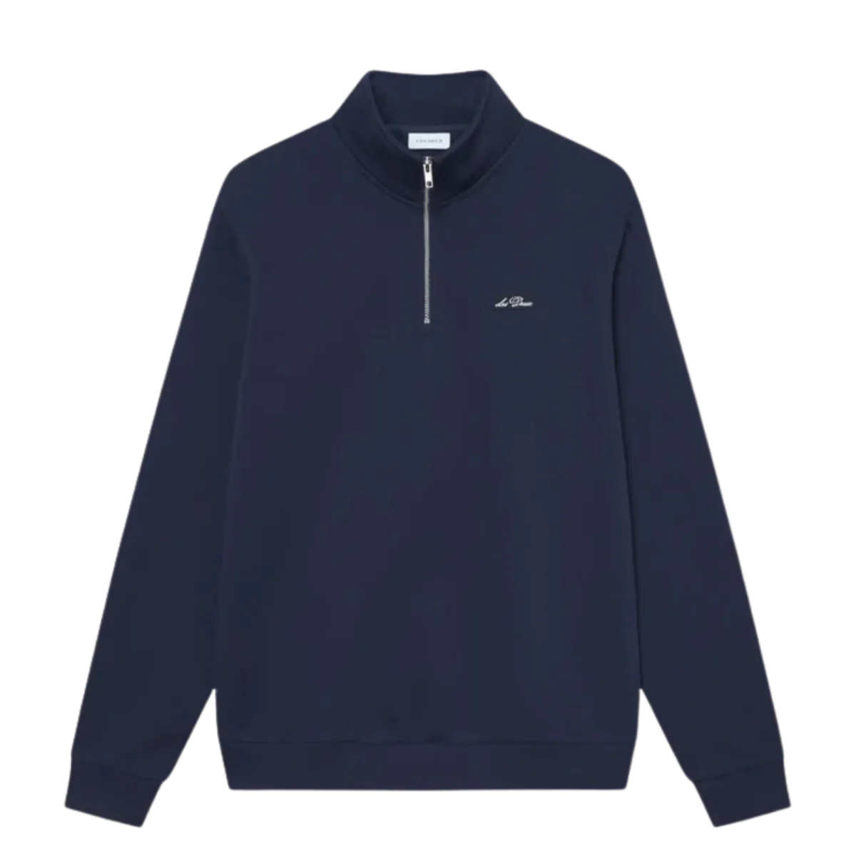 Sale Les Deux Patch Half-Zip Sweatshirt - dark navy
