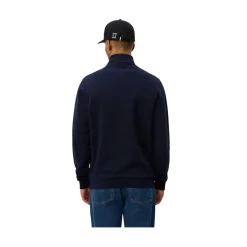 Sale Les Deux Patch Half-Zip Sweatshirt - dark navy