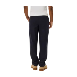 New Les Deux Patrick Linen Pant - Dark Navy