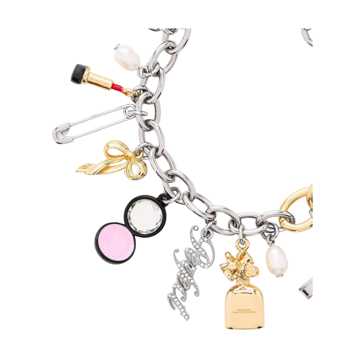 New Marc Jacobs Perfect Charm Bracelet - Silver/Multi