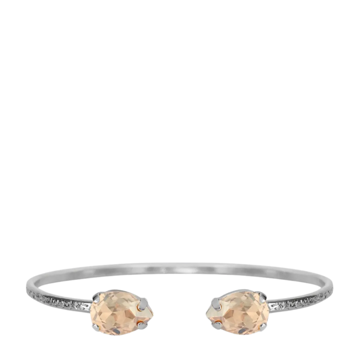 Hot Caroline Svedbom Petite Drop Bracelet Rhodium - 4001 Golden Shadow