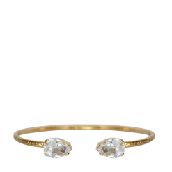 Discount Caroline Svedbom Petite Drop Necklace Gold - Crystal
