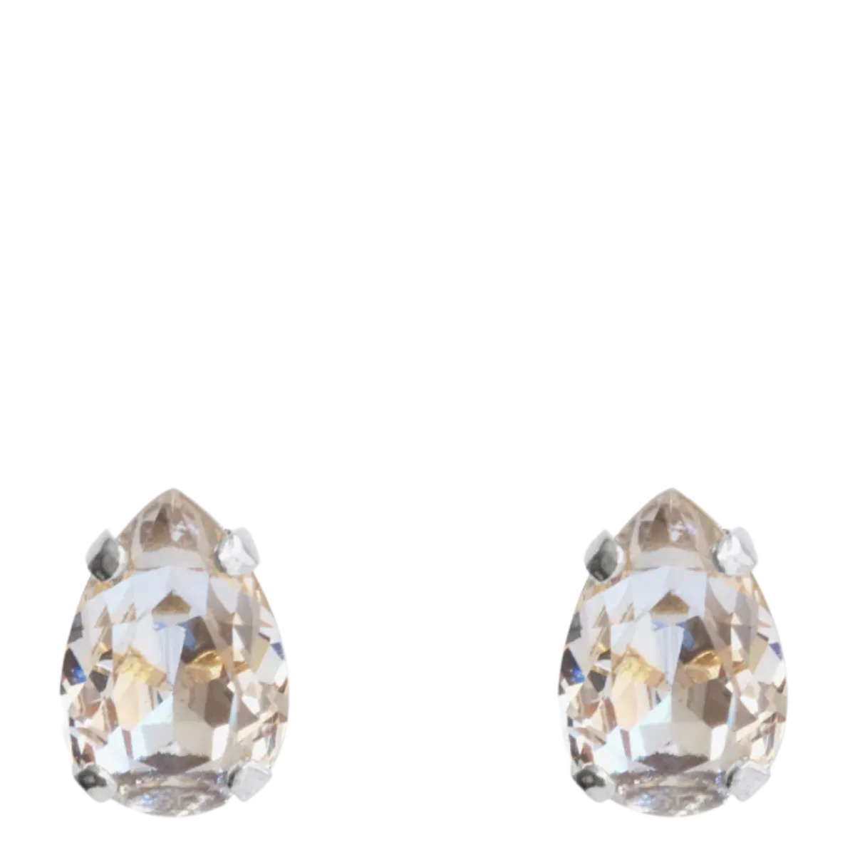 Discount Caroline Svedbom Petite Drop Stud Earrings Gold - Crystal Rhodium