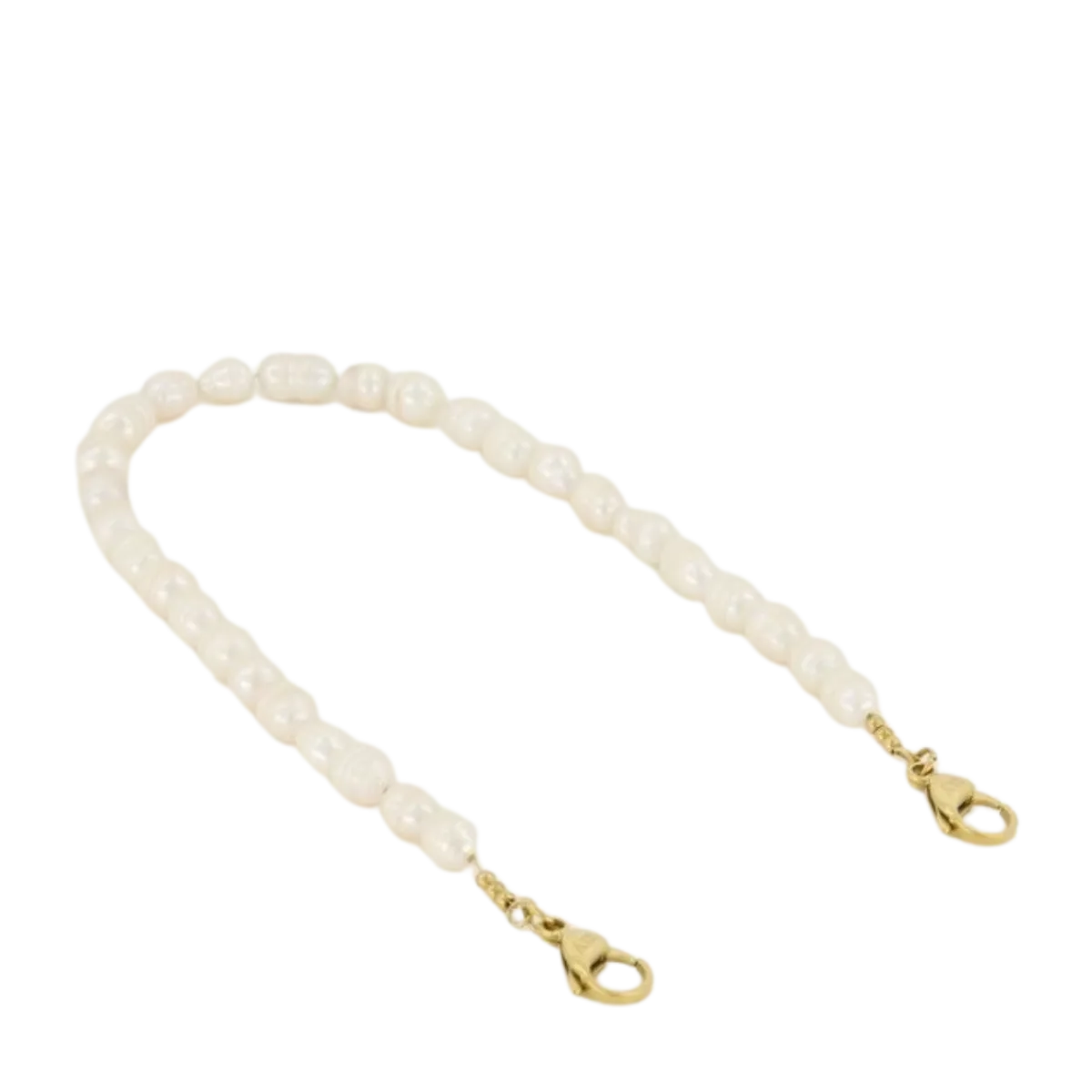 My Jewellery Phone cord pearls short - 1200 Gold