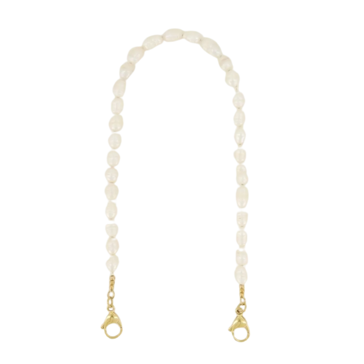 My Jewellery Phone cord pearls short - 1200 Gold