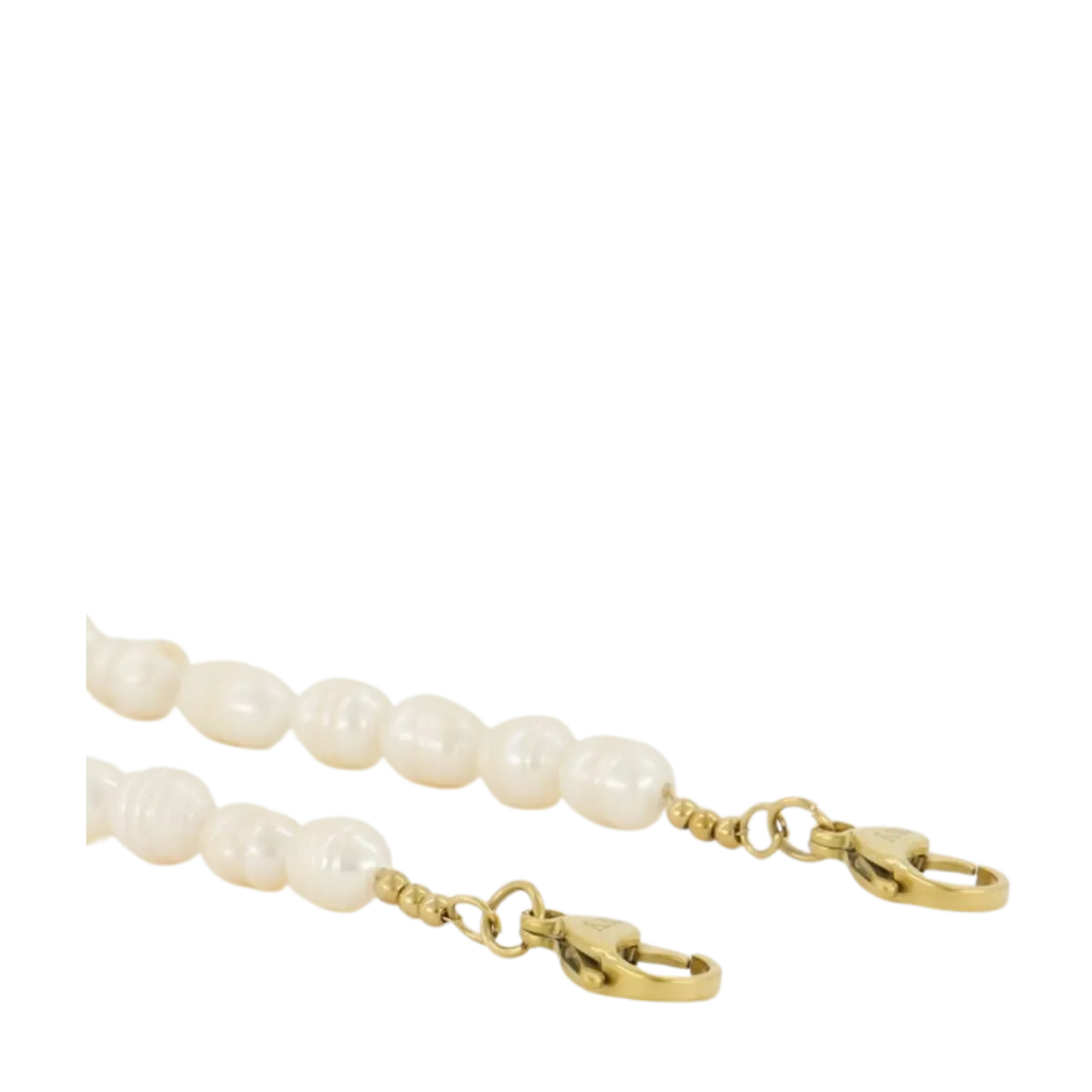 My Jewellery Phone cord pearls short - 1200 Gold