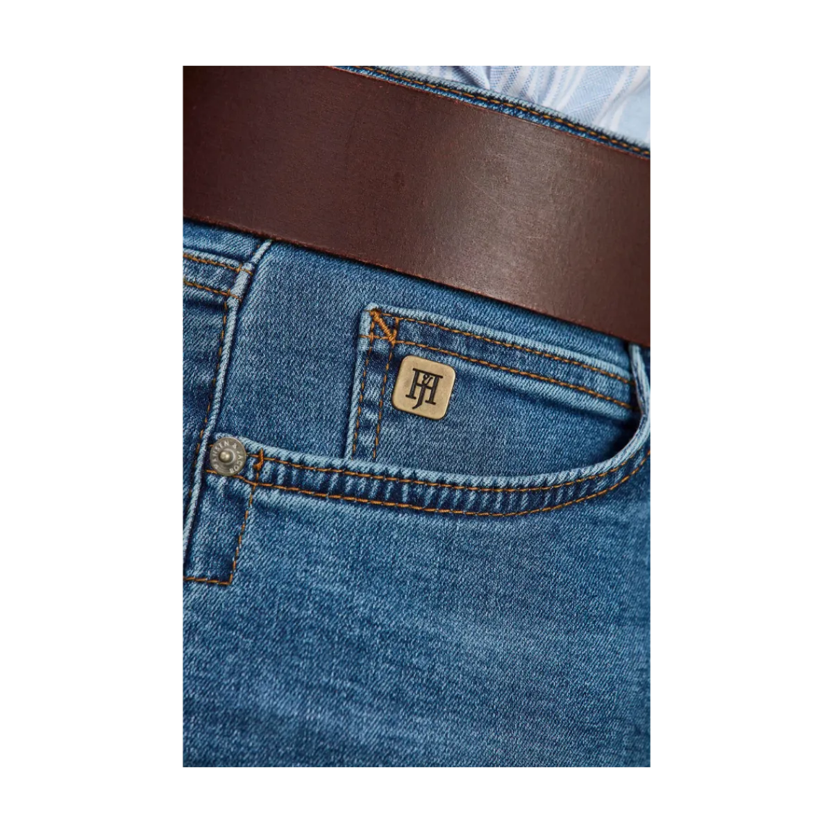 Hot Hansen & Jacob 5-Pkt Cape Town Silk Touch - Blue