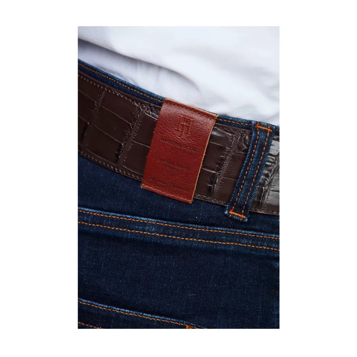 Sale Hansen & Jacob 5-PKT CLASSIC DENIM - 45 Mid blue