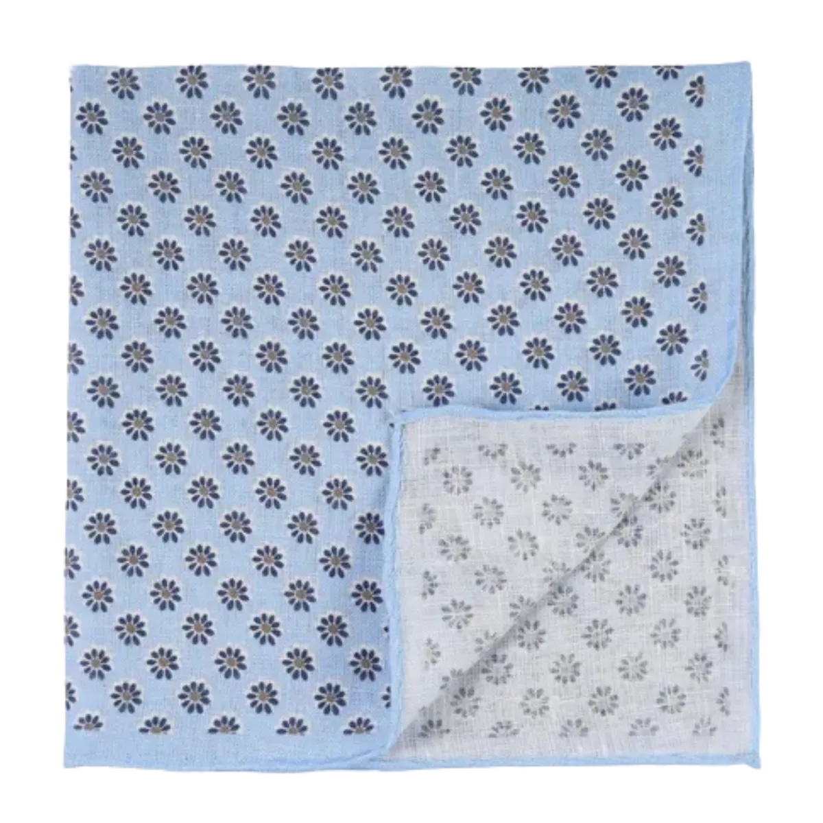 Clearance Amanda Christensen Pocket Square - Sky blue melange