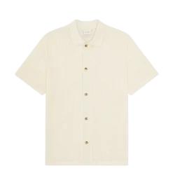 New Les Deux Pointee SS Shirt - Eggnog White