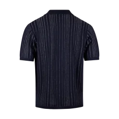 Outlet Stenströms Poo hirt Knitted triped - Navy tripe