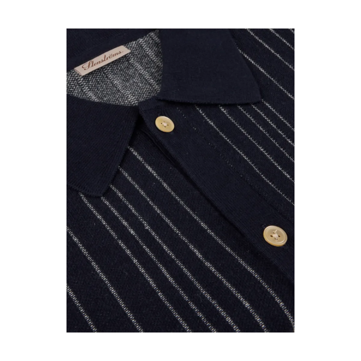 Outlet Stenströms Poo hirt Knitted triped - Navy tripe