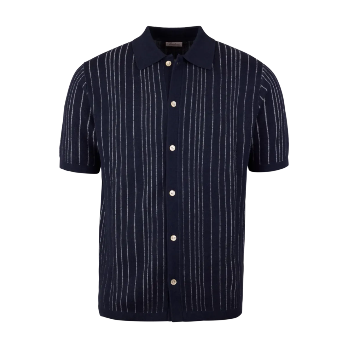 Outlet Stenströms Poo hirt Knitted triped - Navy tripe