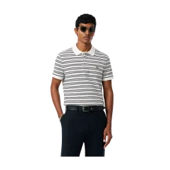 Discount Lacoste Polos Homme - Blackbird/Flour
