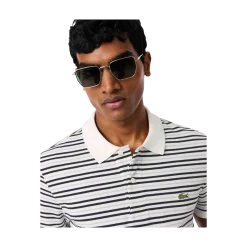 Discount Lacoste Polos Homme - Blackbird/Flour