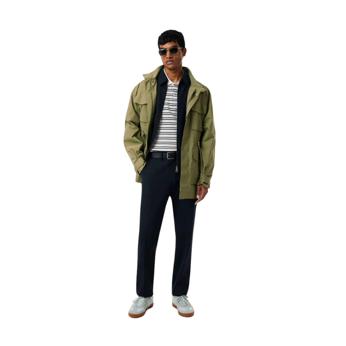 Discount Lacoste Polos Homme - Blackbird/Flour