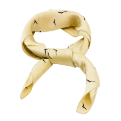 New Seven/East Prague silk Scarf - YELLOW